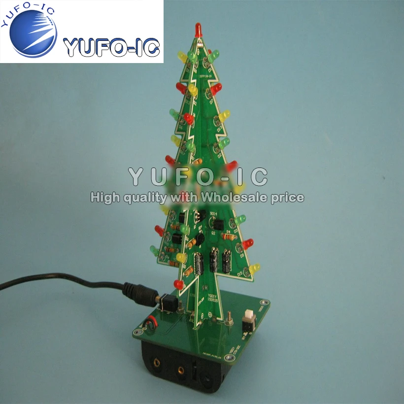 Flash Kit DIY Flash Christmas Tree Electronic Internship Kit Electronic Production Flash Parts