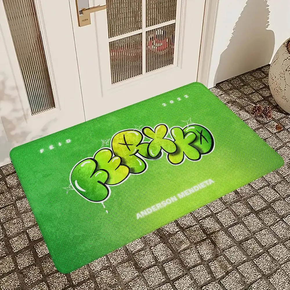 FerxxoS Feid Singer Bathroom Mat Non-Slip Laundry Room Mat Laundry Decor Balcony Child Living Room Toilet Rug