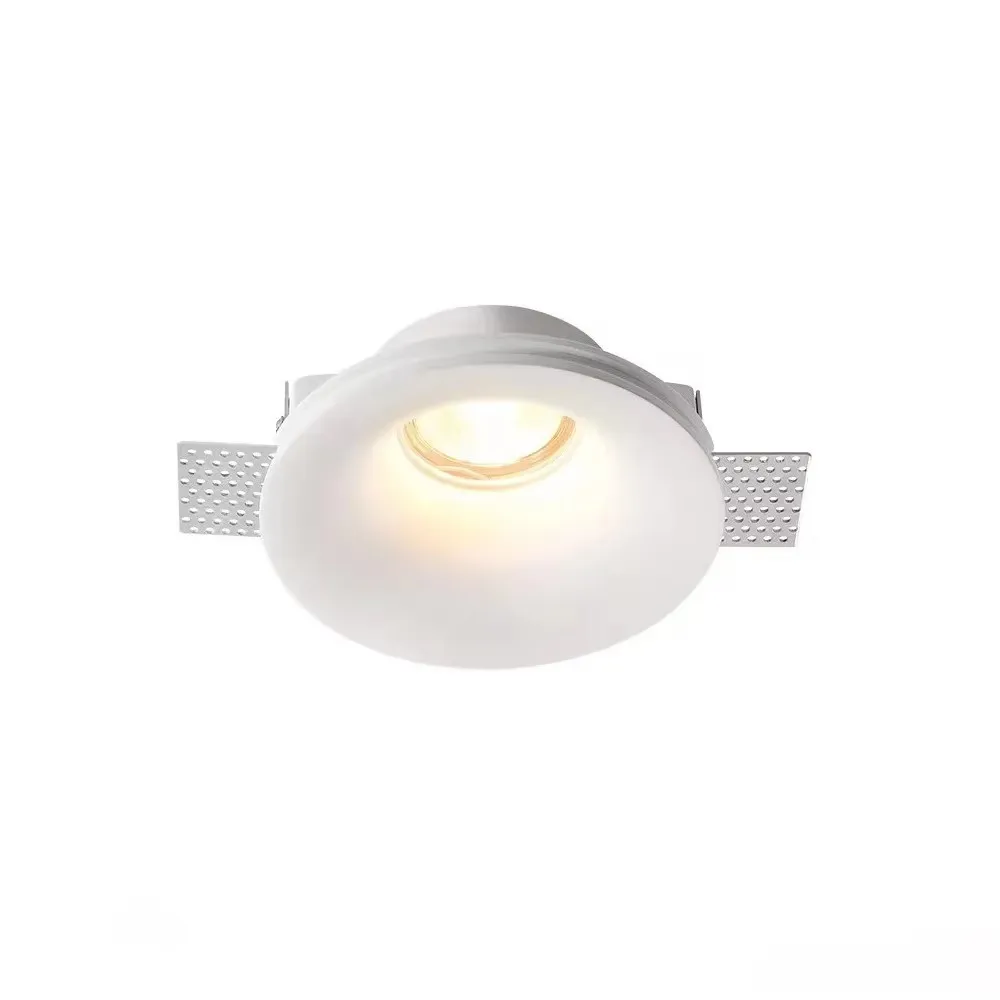 Verzonken Gips Downlight Plafondlamp Led Anti-Glare Ingebedde Randloze Schijnwerper Woonkamer Slaapkamer Gangpad Huisverlichting