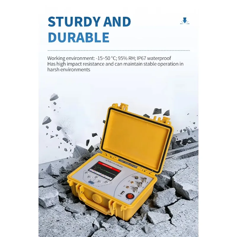 High and Low Voltage Buried Cable Length Breakpoint Short Circuit Leakage Fault Locator Detector Portable Cable Fault Tester