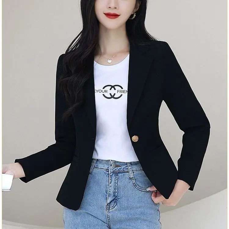 Beige damespak Jaet Casual Faion Lente Nieuwe collectie Premium Feel Dames ort maatvriendelijke top