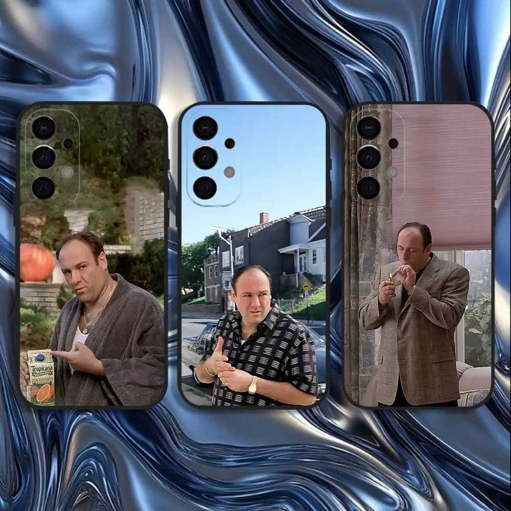 

The S-Sopranos TV Tony Soprano Phone Case For Samsung S25,S24,S21,S22,S23,S30,Ultra,S20,Plus,Fe,Lite,5G Black Cover
