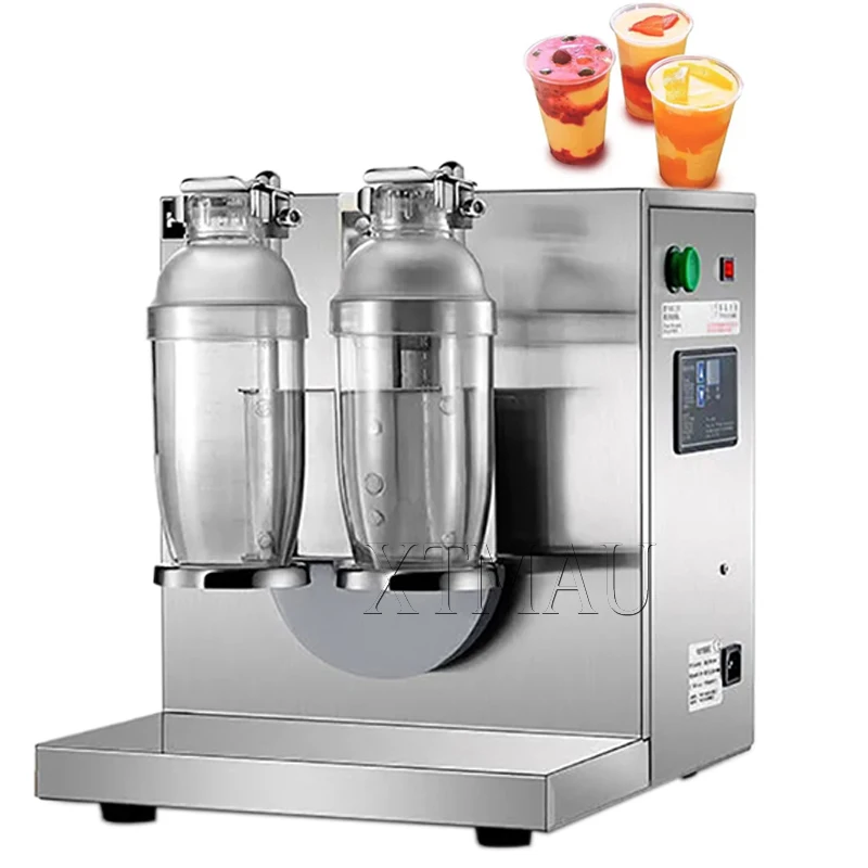 

Milk ShakeCup Shaker Double Cups Milkshaker Stainless Steel Shaking Machine 220V Milk Bubble Tea Machine With Timer