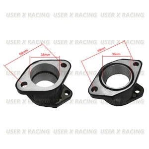 Benutzer-X Universal Black Motorcycle Admission Collector Boot Carburetor Kit für Yamaha Warrior YFM350 YFM 350 1987-2004 ATV 8 Hauptmotorrad -Vergaser Jawa 350 - №8