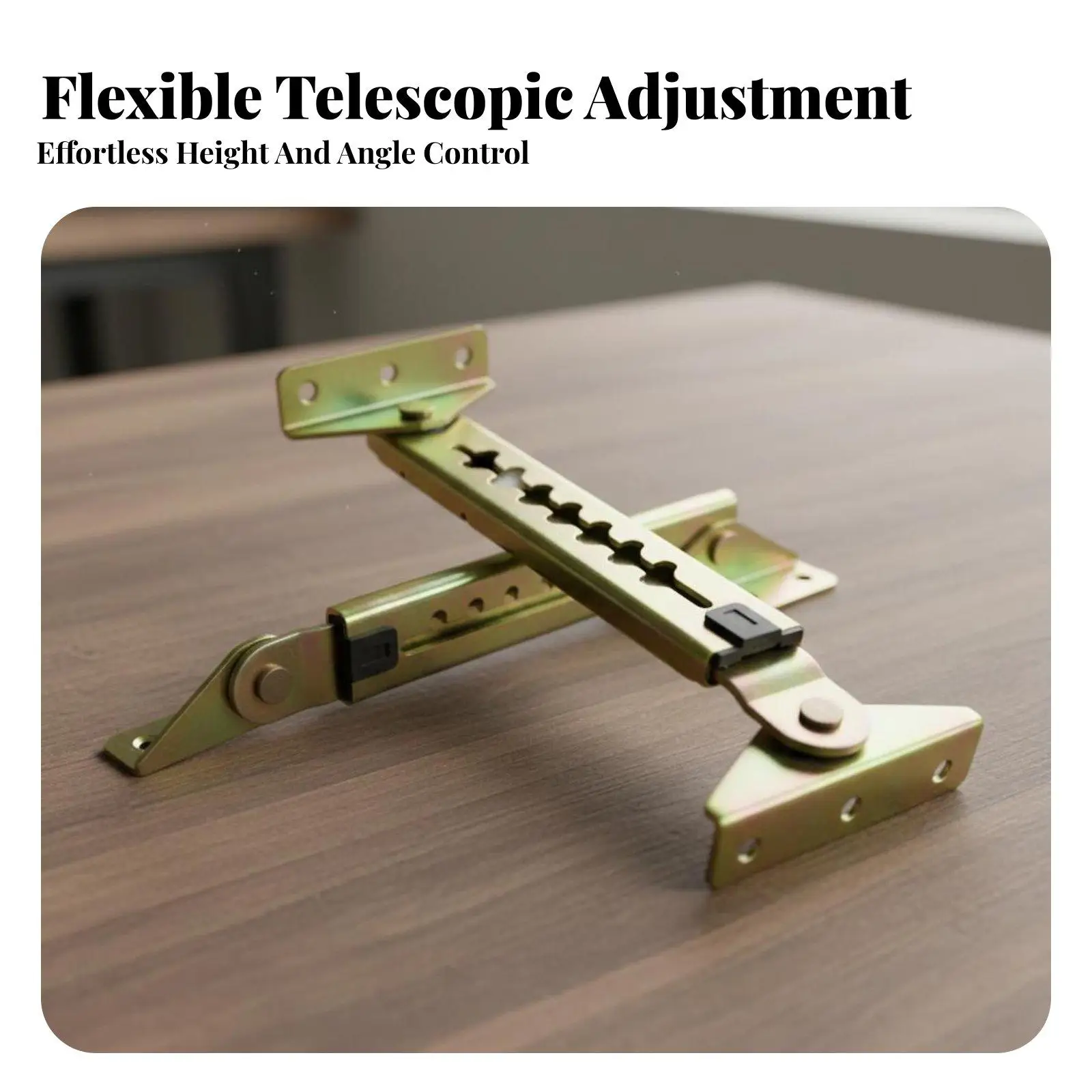7 Gear Adjustable Headrest Hinge for Sofa Mechanism Furniture Mounting Accessories Q235 Steel Bracket for Recliner Chair Frame