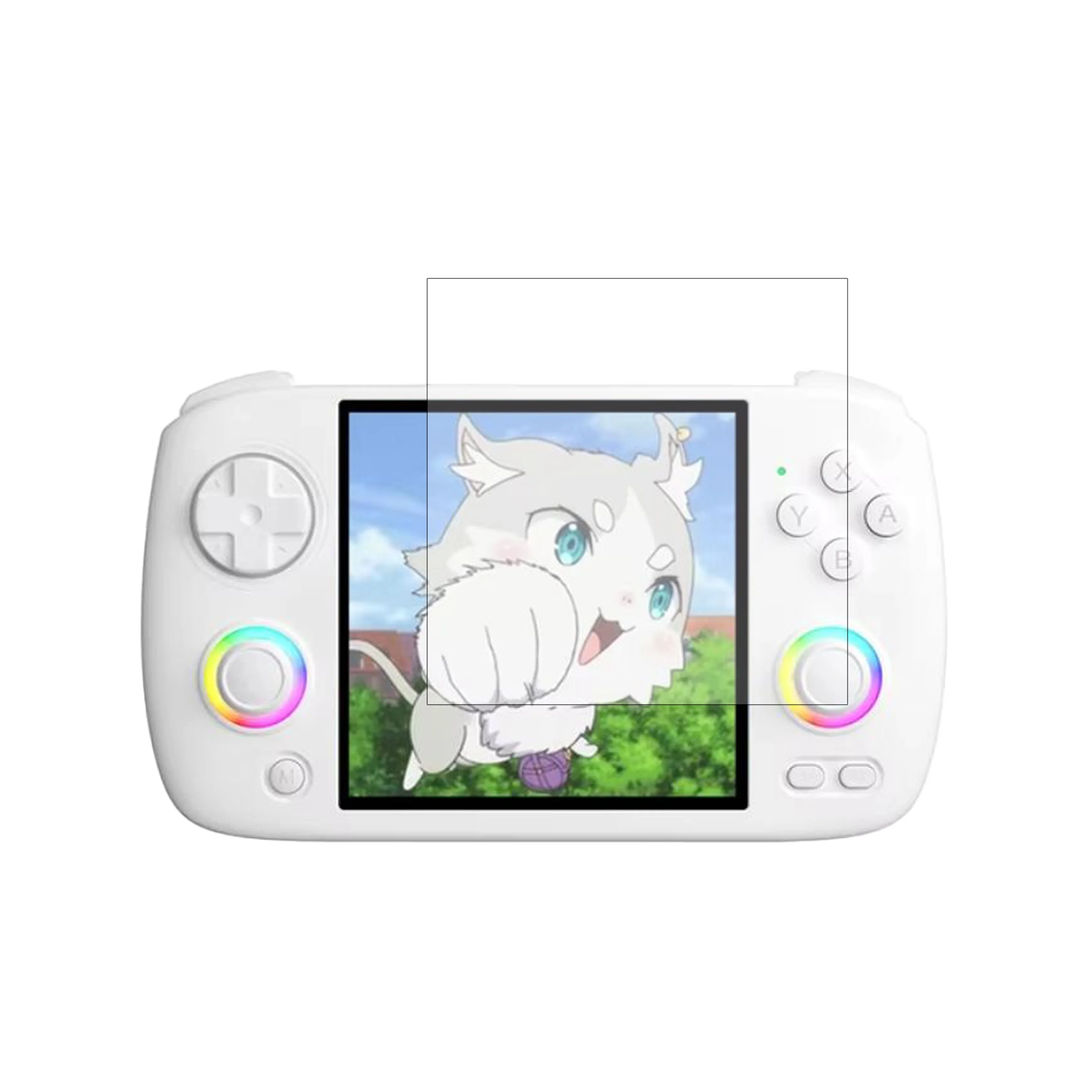 المحمولة Anbernic RG CubeXX الزجاج المقسى واقي للشاشة فيلم ريترو وحدة التحكم RGCUBEXX أفلام الزجاج المقسى لعبة الملحقات