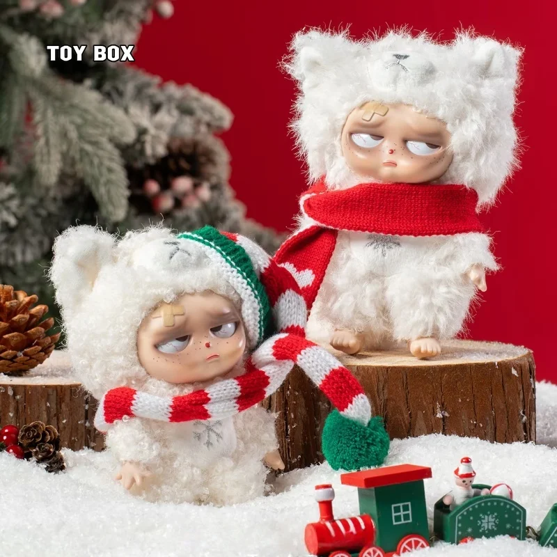 

New Christmas Limited Edition Sleepless Grumpi Backpack Keychain Decoration Blind Box Fashion Kawaii New Year Gift