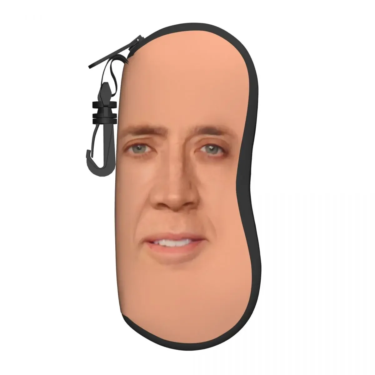 Custom Nicolas Cage Meme Shell Glasses Case Unisex Cool Funny Eyeglasses Case Sunglasses Protector Box