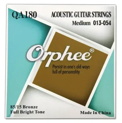 Orphee Akoestische Gitaarsnaren Folk Gitaarsnaren Koolstofstaal Zeshoekige Legering Geschikt voor Beginnende Gitaaraccessoires