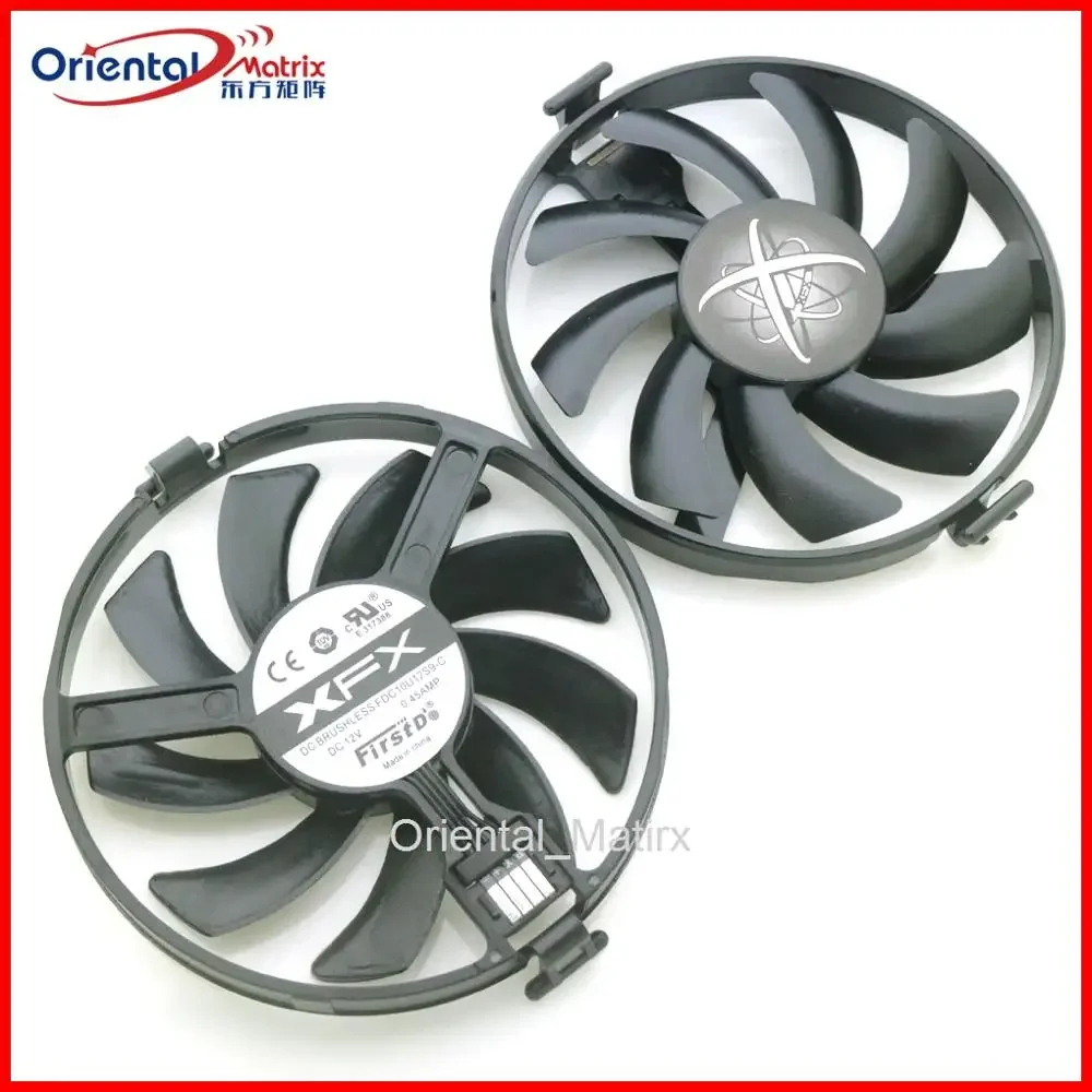 FDC10U12S9-C 12V 0.35A 85mm VGA Fan For XFX RX470 RX478 RX480 RX570 RX580 Graphics Card Cooling Fan 4Pin