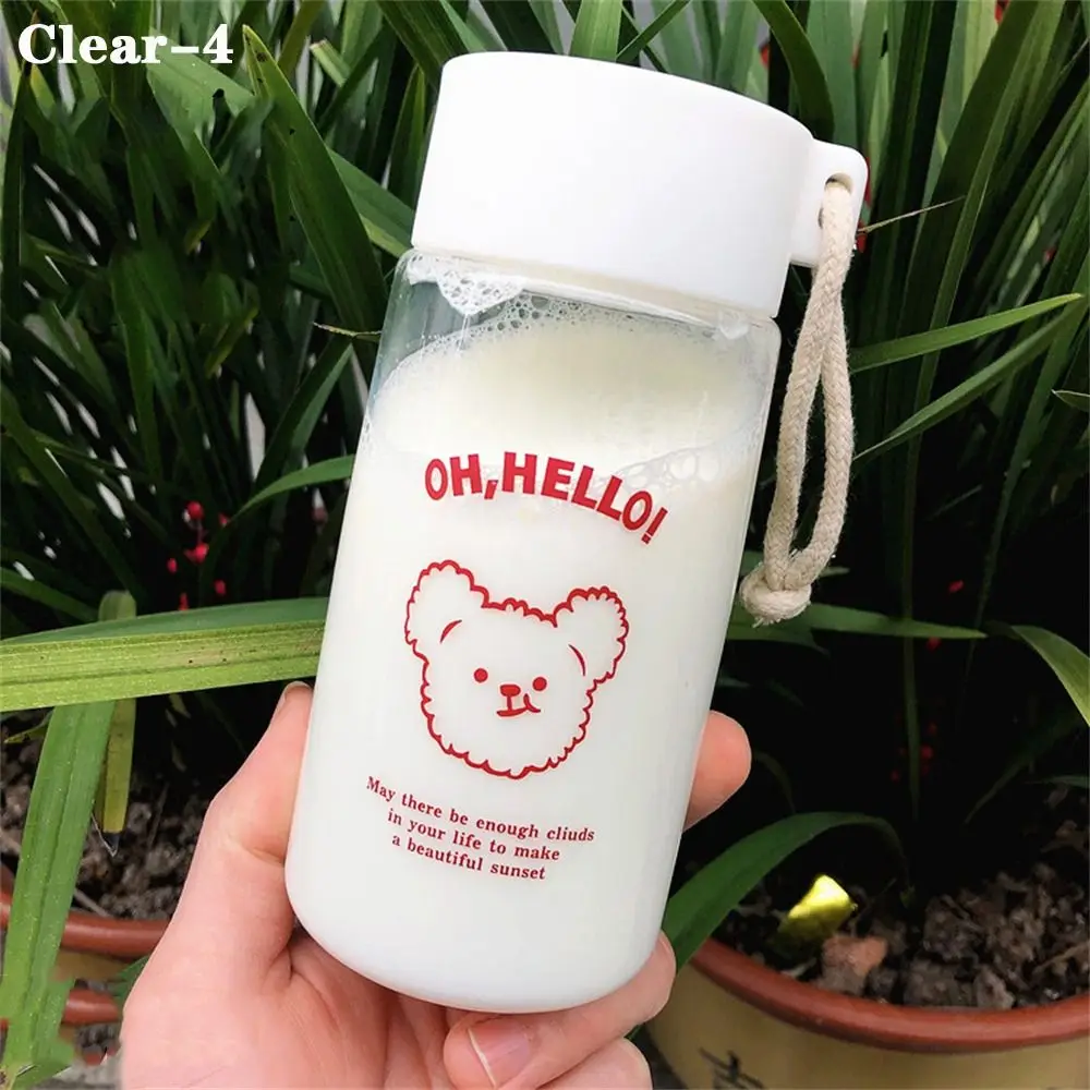 

Students Portable Outdoor Water Cup Water Bottle Clear Frosted Transparent