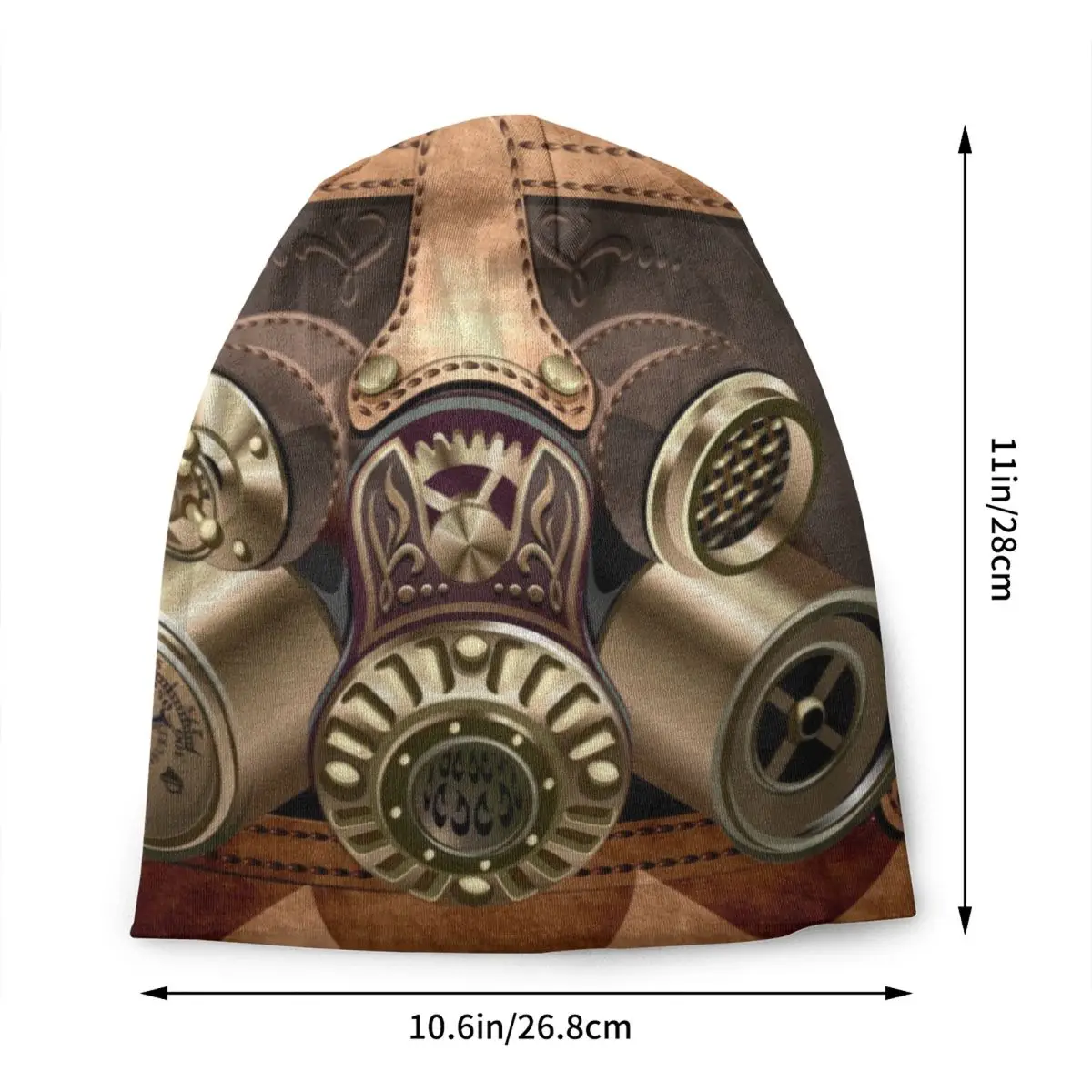 Steampunk Helmet Bonnet Hat Knitting Hat Men Women Cool Unisex Pilot Air Fighter Warm Winter Skullies Beanies Caps