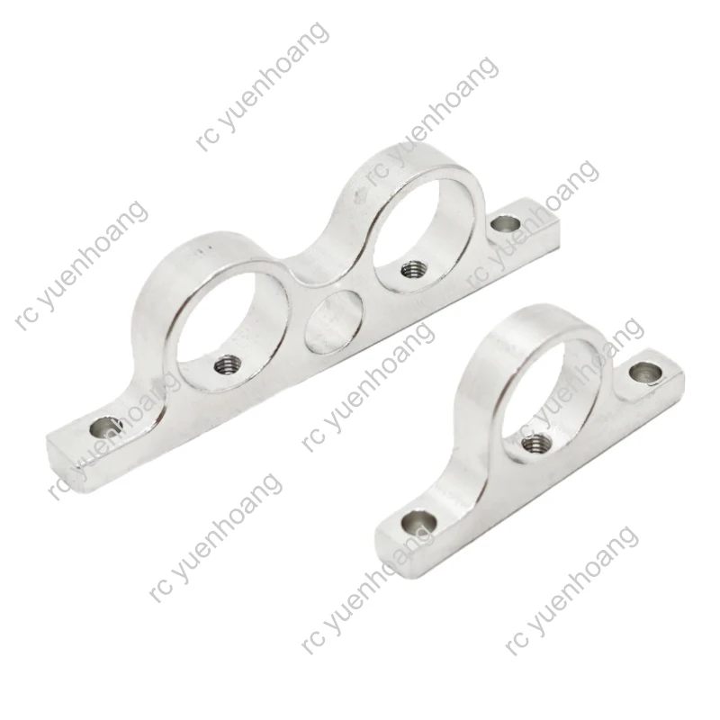 1PCS Ball Valve Aluminum Fixing Base Holder Bracket Single/Dual Hole Fastening Mount with Screws for RC Turbine Engine Airplane