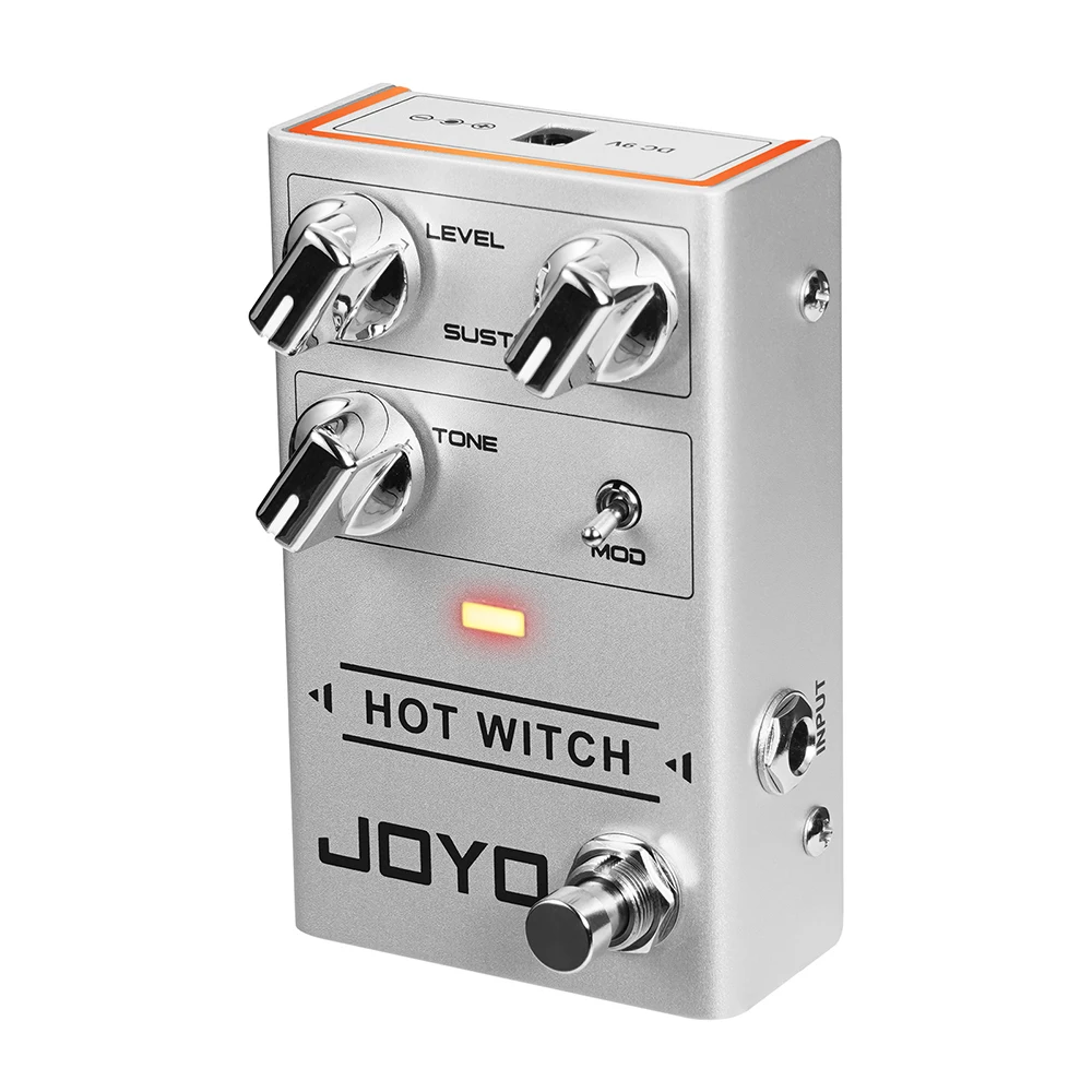 JOYO R-25 HOT WITCH Fuzz Guitar Effect Pedal Retro & Modern Modes Deep Lows Fuzz Effect Pedal for Rhythm Guitar and Guitar Solos