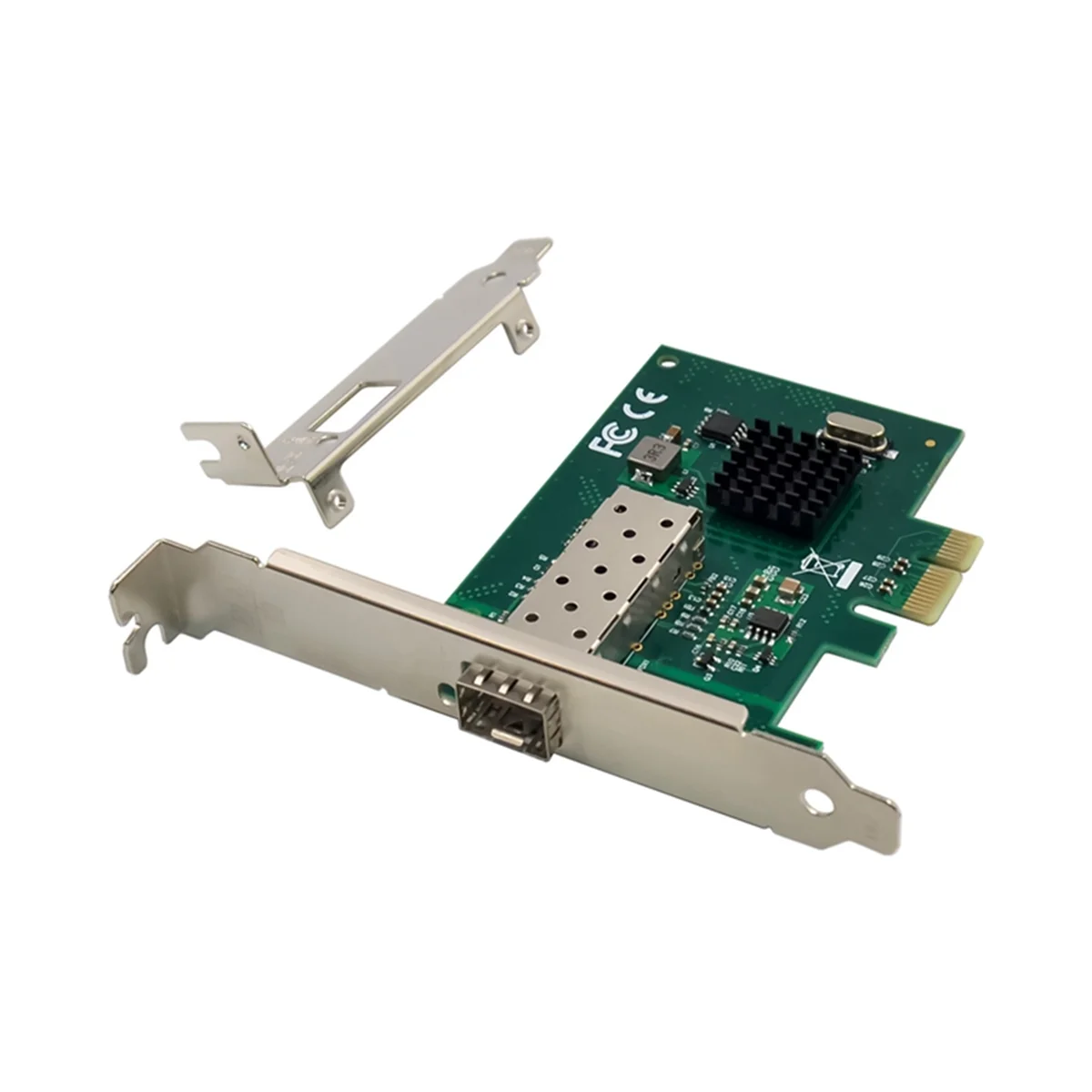 

PCIE X1 Gigabit Network Card PCI-Express Riser Card BCM5720 Single Optical Port Gigabit Fiber Server Network Card