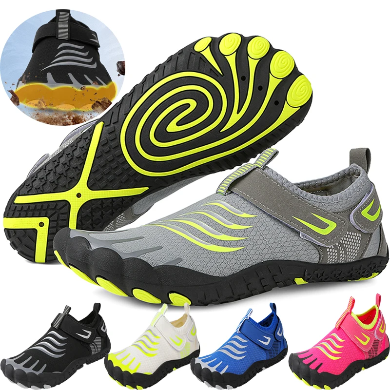 New Style Of Romantic Men And Women's Five Finger Swimming Outdoor Sports Wide Palm Barefoot Hiking Shoes Casual Multi-functi
