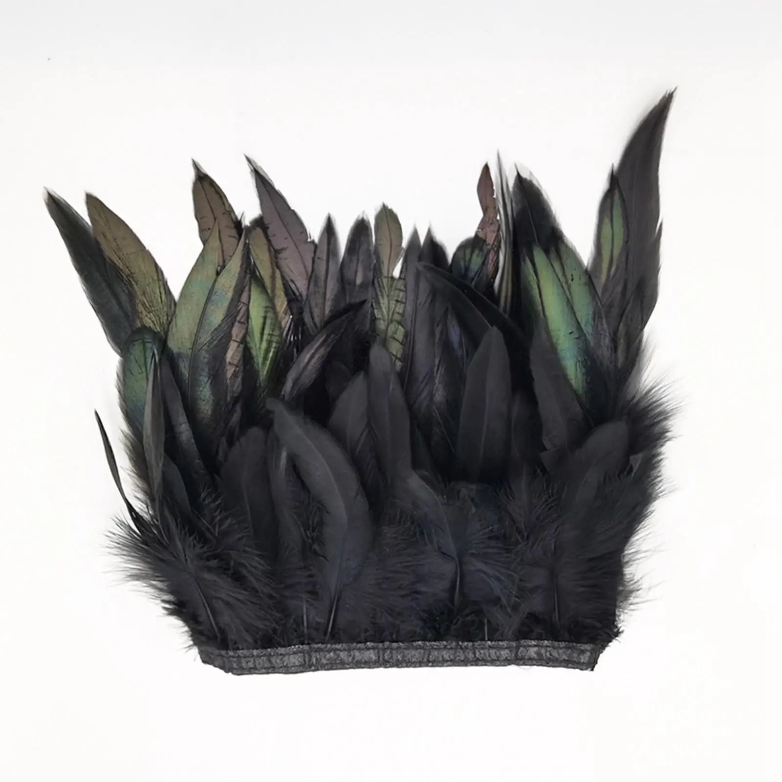Feathers Shawl Shrug Cape Plume Scarf Shoulder Wrap for Costume Accessories
