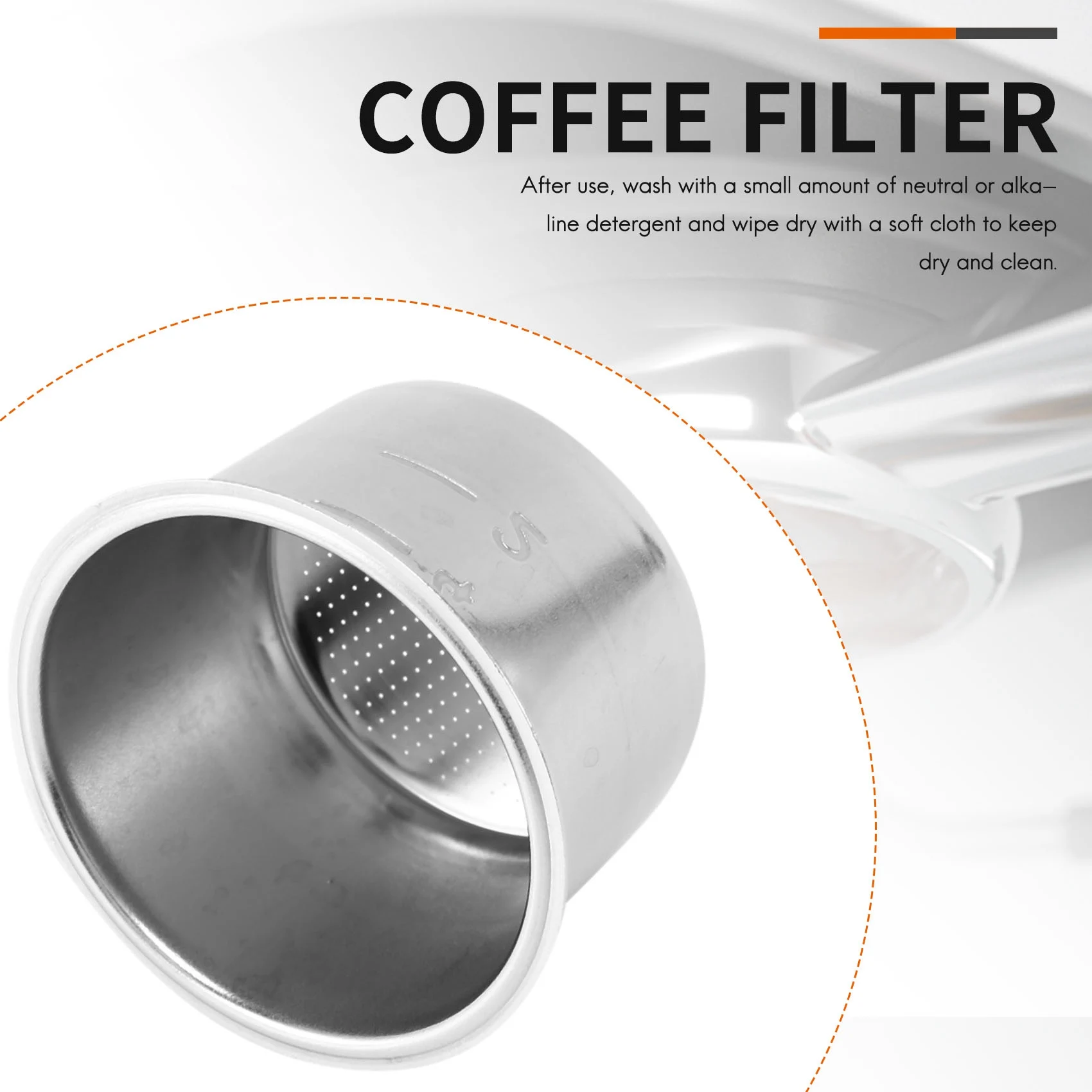 Porte-filtre sans fond pour Delonghi EC680 EC685, panier de filtre de remplacement pour café, 51mm, 2/4 tasse, livre, 2 paquets