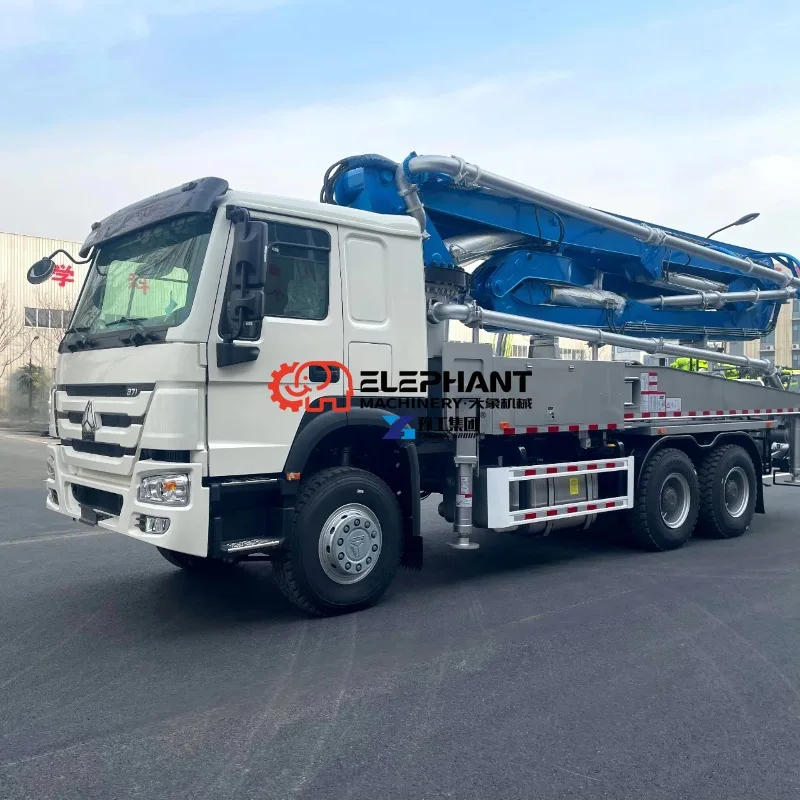 Hydraulic Placing Boom Concrete Pump Truck for Sale Construction Machinery for Site Concrete Pouring Transfer Operations