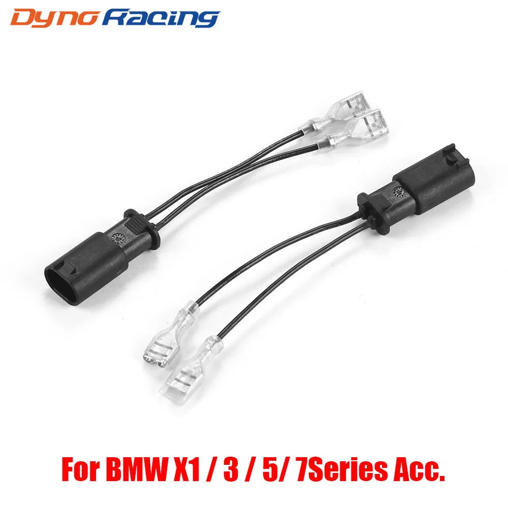 2PCS Car Horn Speaker Adapter Wiring Harness Pigtail Socket Plug for BMW X1 5 Series,3 Series,7 Series,etc.