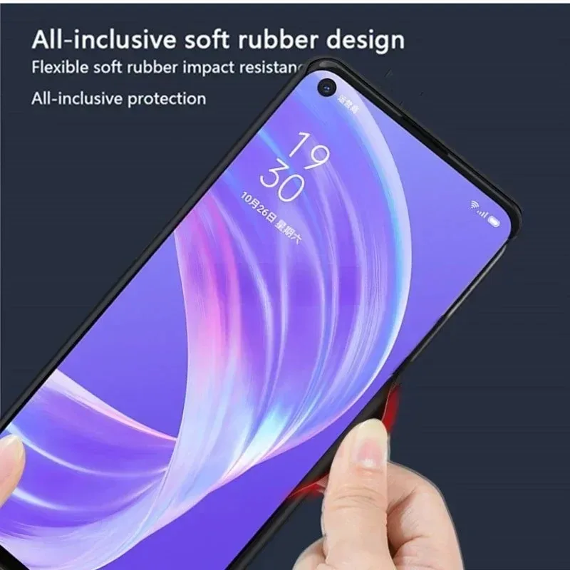 حافظة شاحن بطارية محمول 10000 مللي أمبير في الساعة لهاتف OPPO Find X3 Pro Neo Power Bank غطاء شحن البطارية الخارجي لـ Find X3