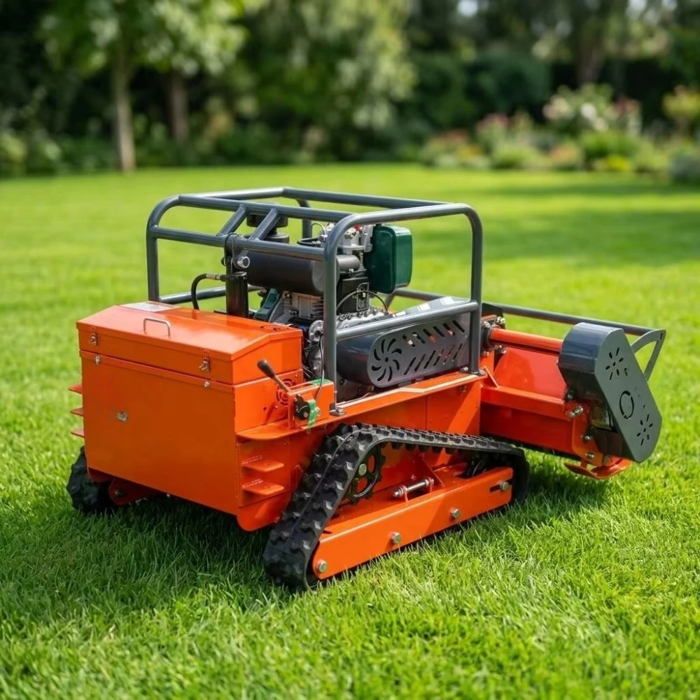 Electric Start  Lawn Mower Remote Control Grass Cutter Machine for Agricultural Farm Orchard Garden and Slope Mowing