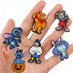 Disney Stitch Odznaki Szpilki do plecaków Metalowa emaliowana szpilka Kreatywne broszki dla kobiet Akcesoria Halloween Prezent świąteczny