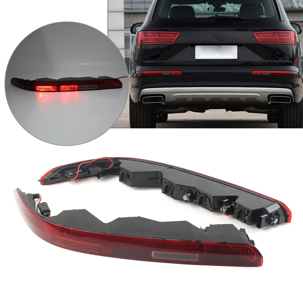 

Car Rear Bumper Lower Taillight Tail Light Lamp With 5 Bulbs For Audi Q7 US Version 2016 2017 2018 2019 2020 2021 2022 2023