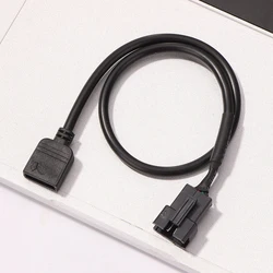 5V 3 Pin/12V 4 Pin 30cm Motherboard RGB LED Light Strip Adapter Conversion Cable