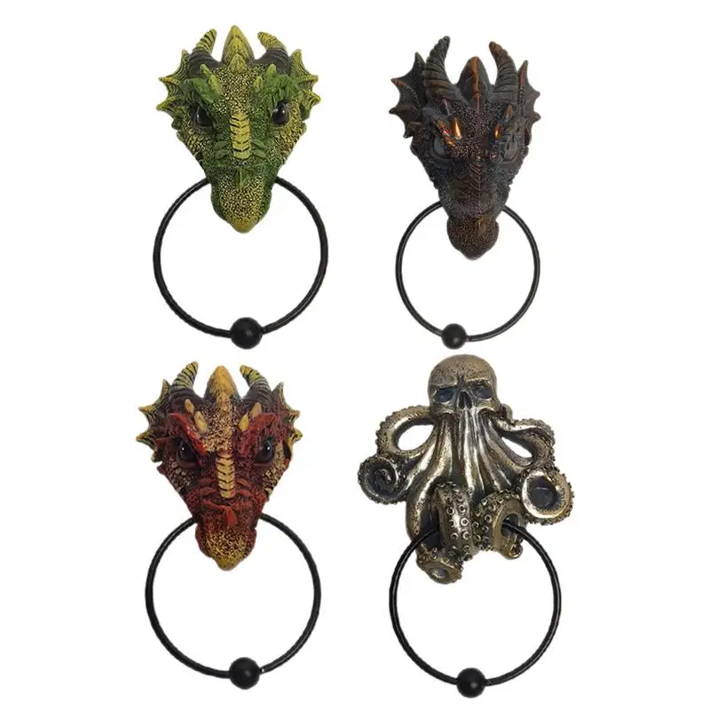 

Дверной молоток, глубокий океан, существо, осьминог, настенная скульптура, домашние молотки, аксессуары, классическая винтажная дизайнерская фигурка для тематического кафе