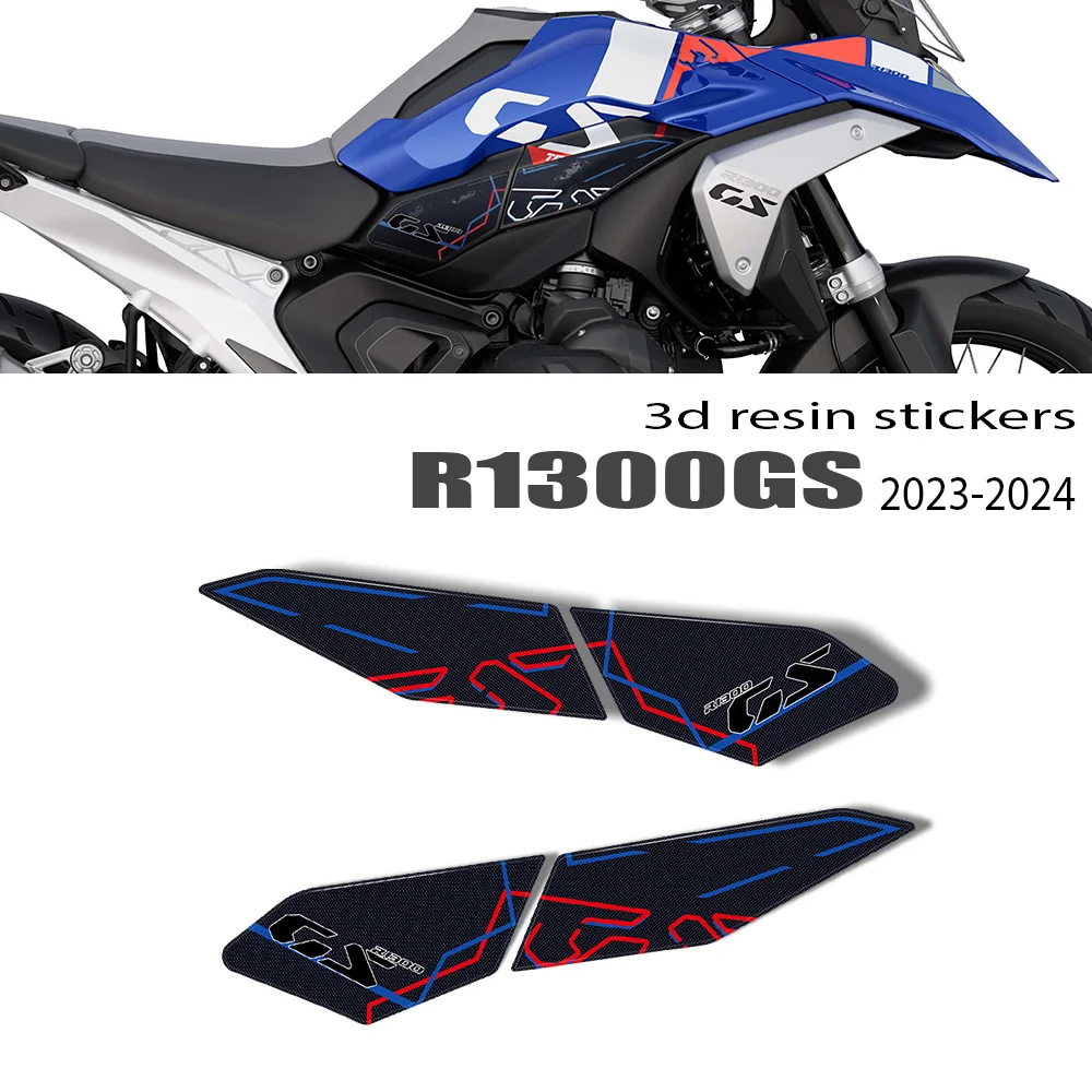 R1300GS Accessories Motorcycle 3D Epoxy Resin Sticker Protection Kit For BMW R1300GS R 1300 GS 2023-2024