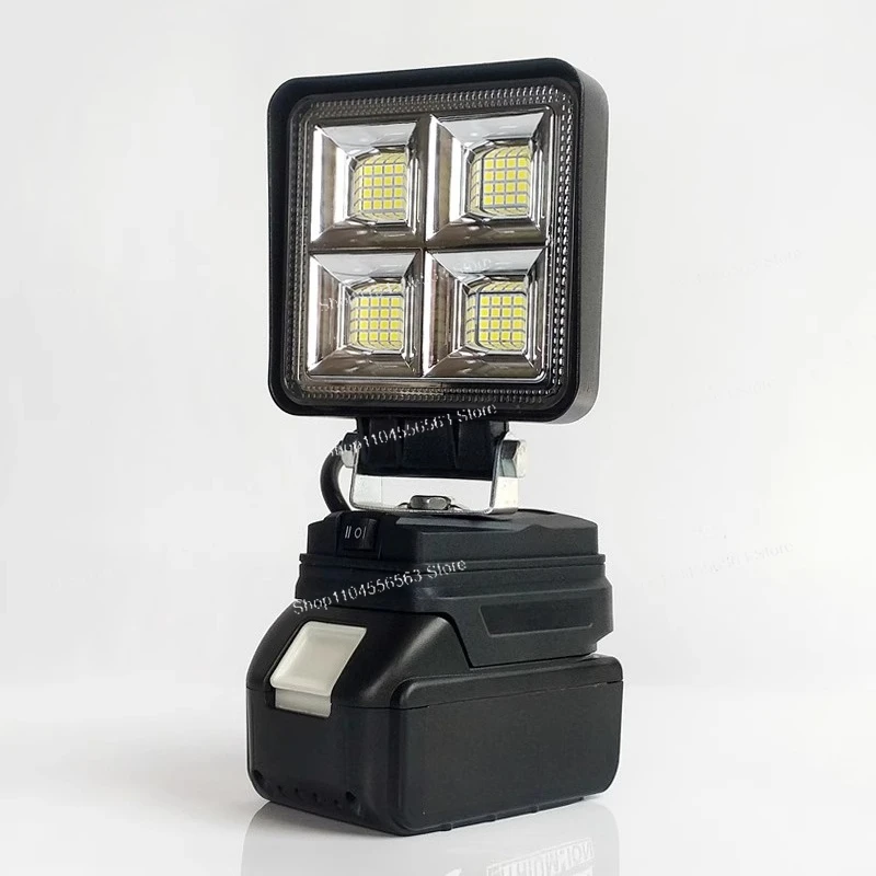Portable Dual-Mode Work Light Suitable for Makita Lithium Battery – Electric Wrench Battery Shared Outdoor Repair