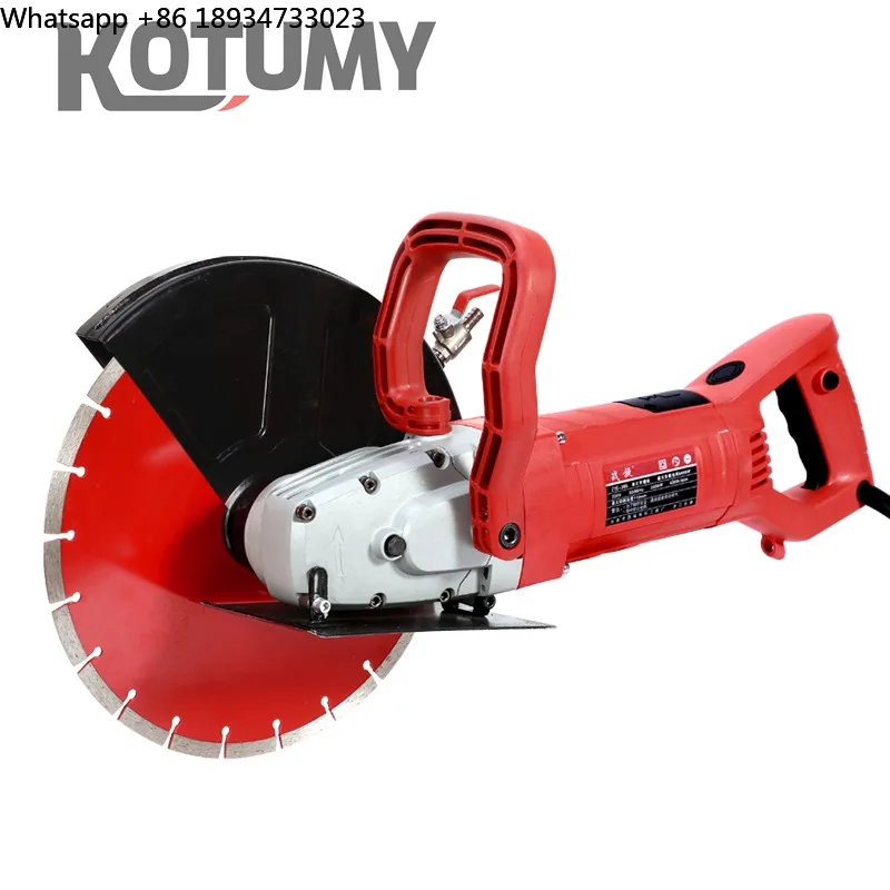 5800W Wall Slotting Machine Dust Free Hydropower Wall Cutter Concrete Steel Reinfor Cement Road Stone Cutting Machine