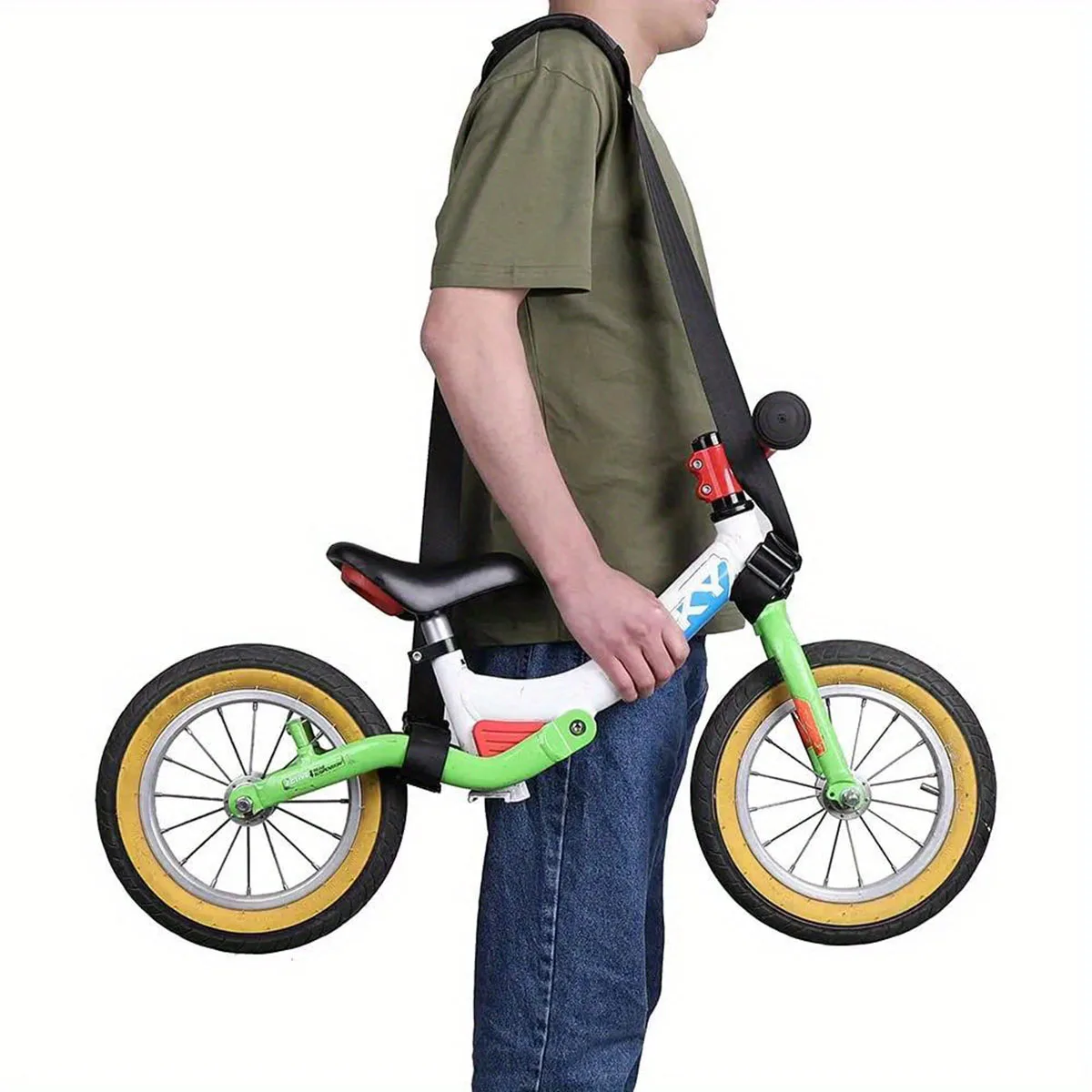 

Balance bike, scooter, shoulder strap, hand strap, trolley, folding bicycle, portable single-shoulder shoulder accessories
