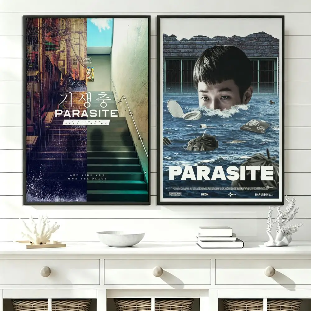 movie Parasite Poster Poster HD Trendy SelfAdhesive Wall Art Print For Living Room Bedroom Dorm Office Home Gift