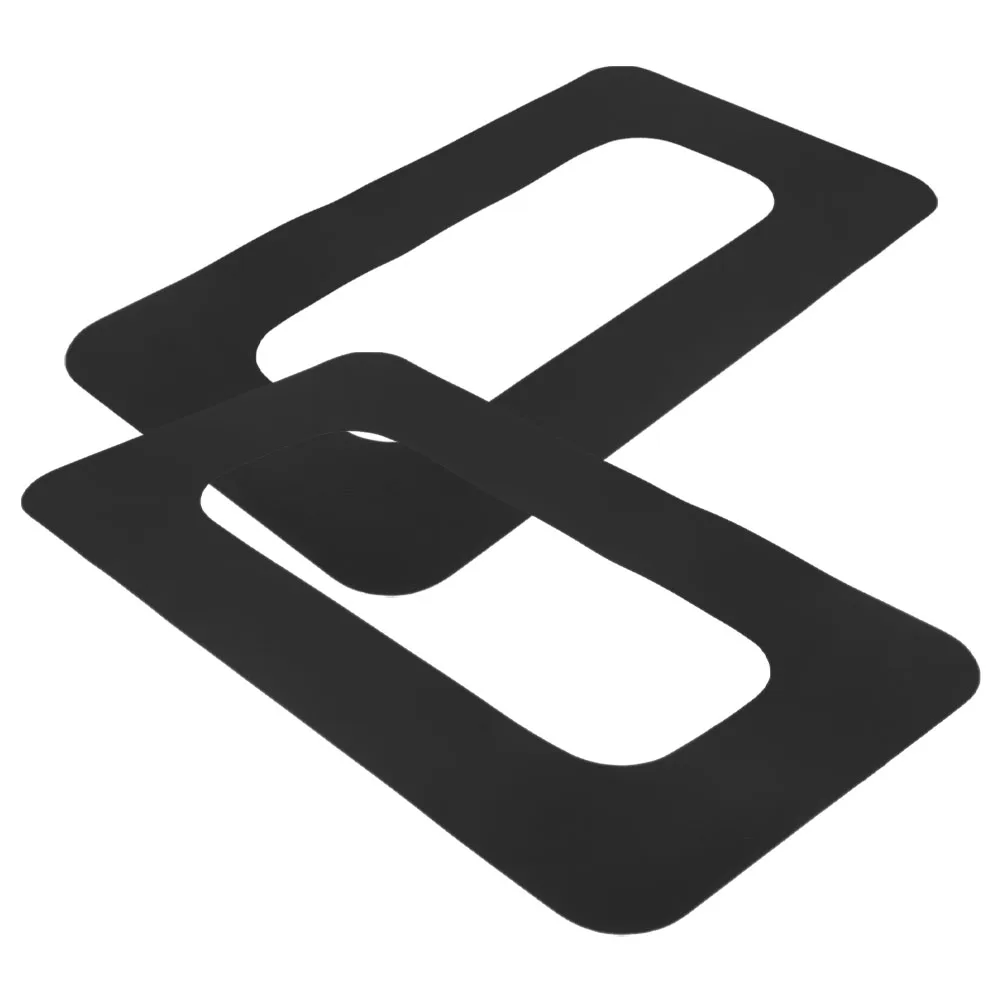 

2pcs Surfboard Fin Box Patch Durable Pvc Easy Install For Sup Paddle Board Tail Rudder Replacement Enhanced Performance