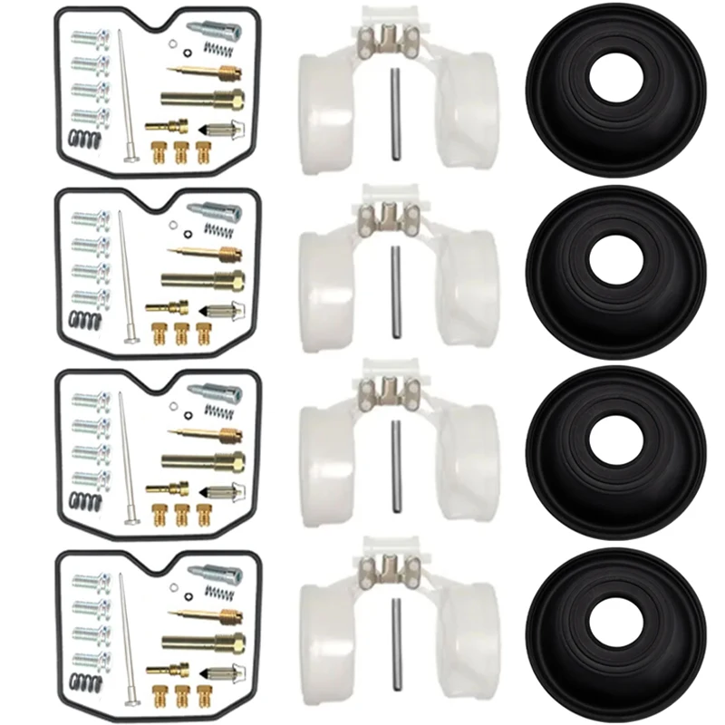 Kit de reparación de carburador de motocicleta, diafragma de émbolo flotante para KAWASAKI GPZ 900 ZX 900 GPZ GPZ900R Ninja ZX900A 1990-1994