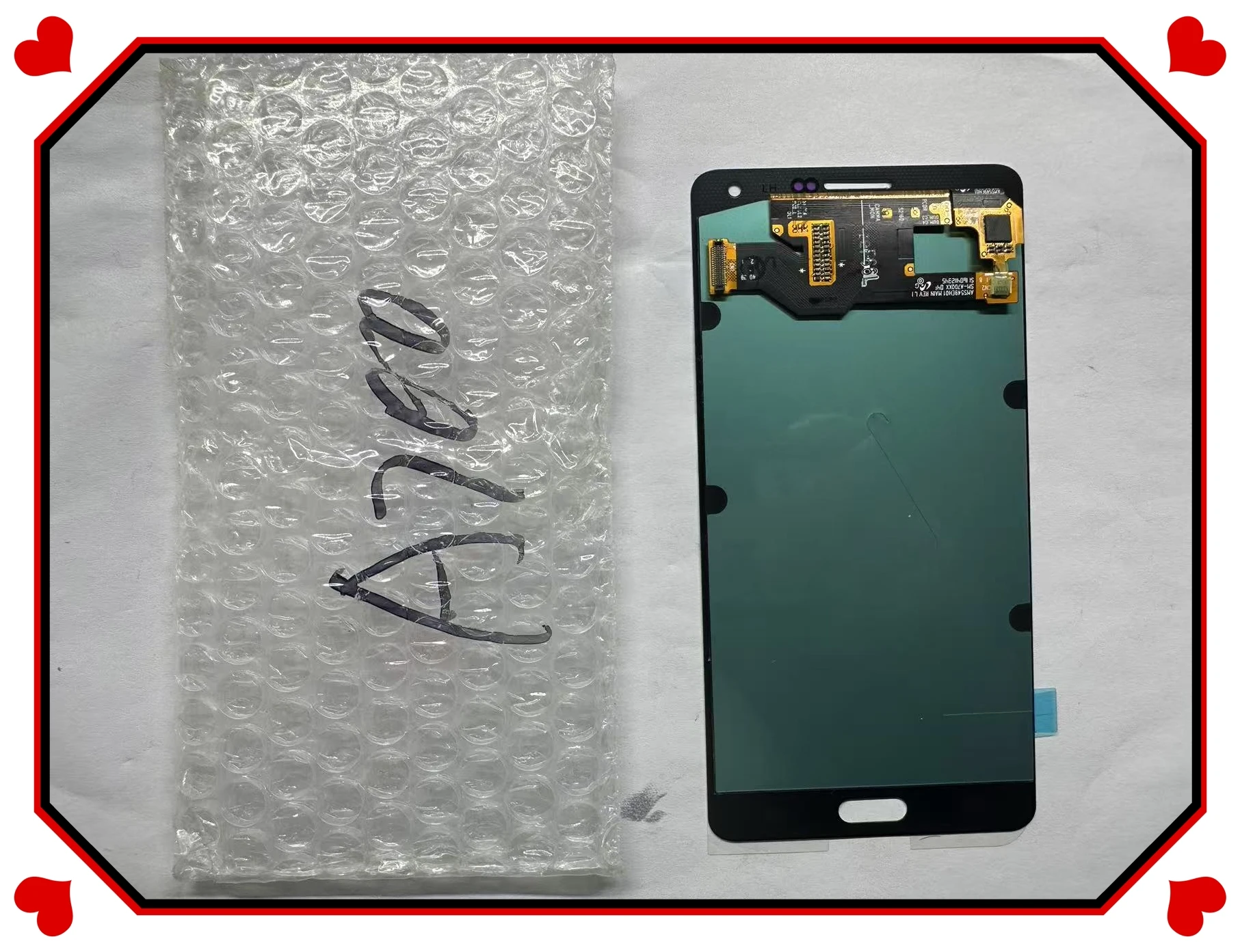 Tested  AMOLED For Samsung Galaxy A7 2015 A700 LCD A7000 A700H A700F A700FD LCD Display Touch Screen Digitizer Assembly