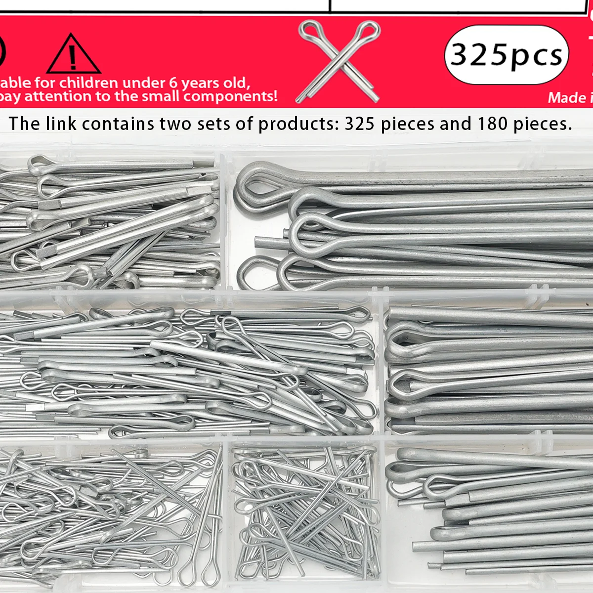 Cotter Pin/Split Pin, Locating Pin, Anti-Loosening Spring Pin, Retaining Pin, Used in Automobiles and Machinery.