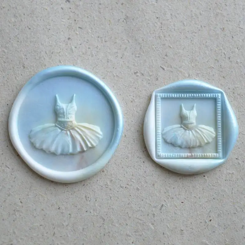 

Original 3D Ballet Vintage Relief Wax Seal Stamp Special-Shaped Round Shape brass Head DIY Handicraft Toy for Envelope Sealing