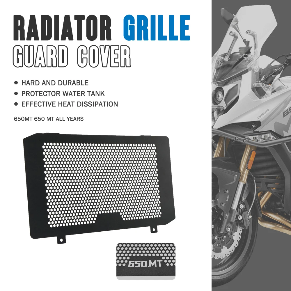 

Motorcycle Water Tank Net Protective Net Refitted Water Tank Cooler Radiator Grille Guard Cover For CFMOTO 650MT 650 MT