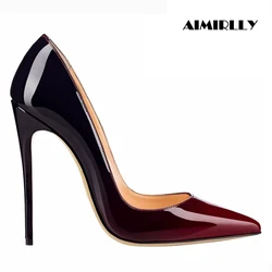 Customized Shoes Women's Pointed Toe High Heels Pumps Stilettos Fashion Ladies Party Work heels Slip On Aimirlly