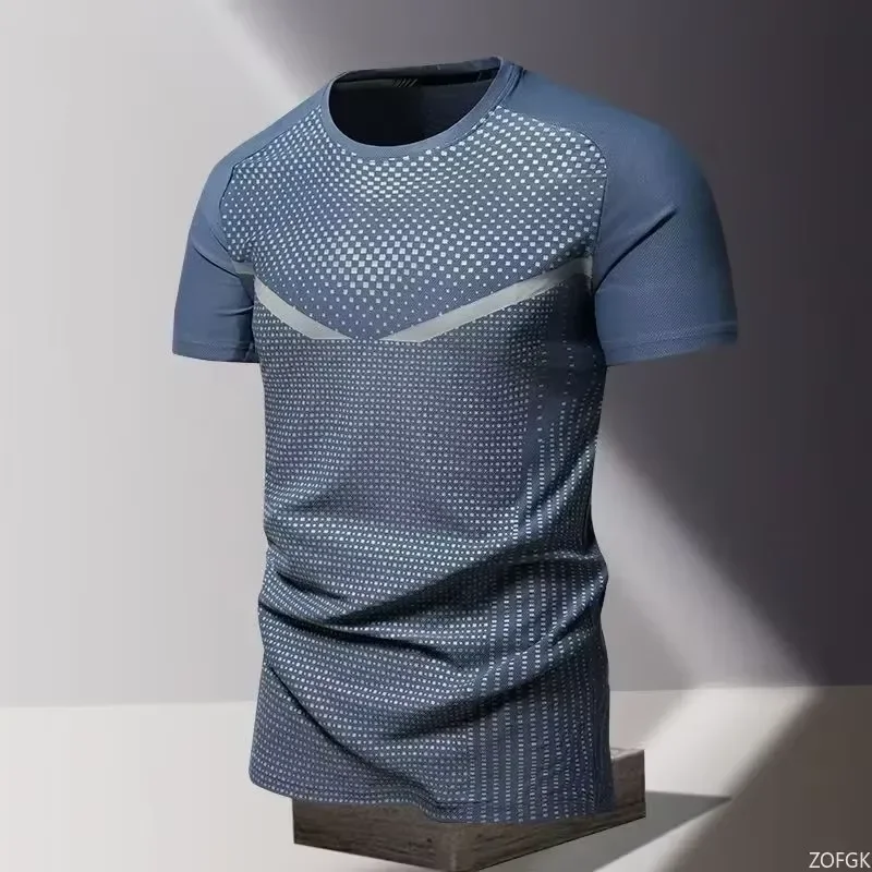 2026 Summer Quick-Drying 3D Printed Men's T-Shirt with Oversized Loose Fit Round Neck and Short Sleeves for Comfortable