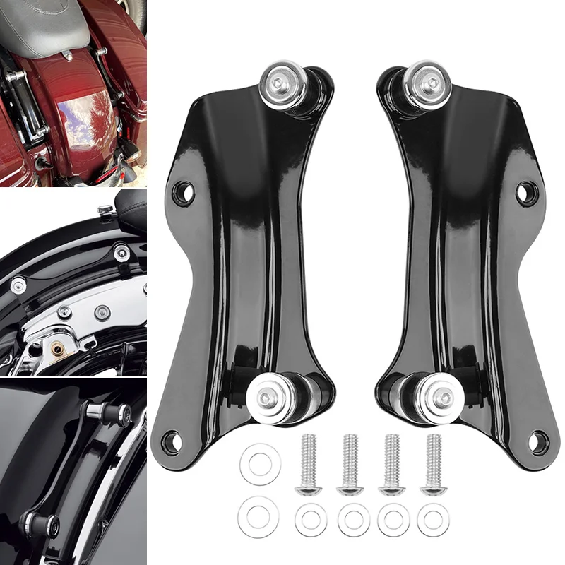 

Мотоциклетный черный 4-точечный комплект стыковочного оборудования для Harley Touring Road King Ultra Limited Road Glide Street Glide 2014-2022