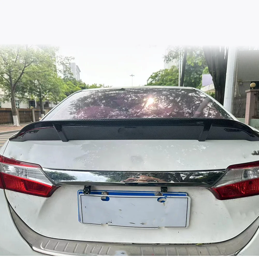 

Suitable for 14-18 Toyota Corolla sedan spoilers, fenders, rear tailgate, exterior components, rear spoilers, ABS material R mod