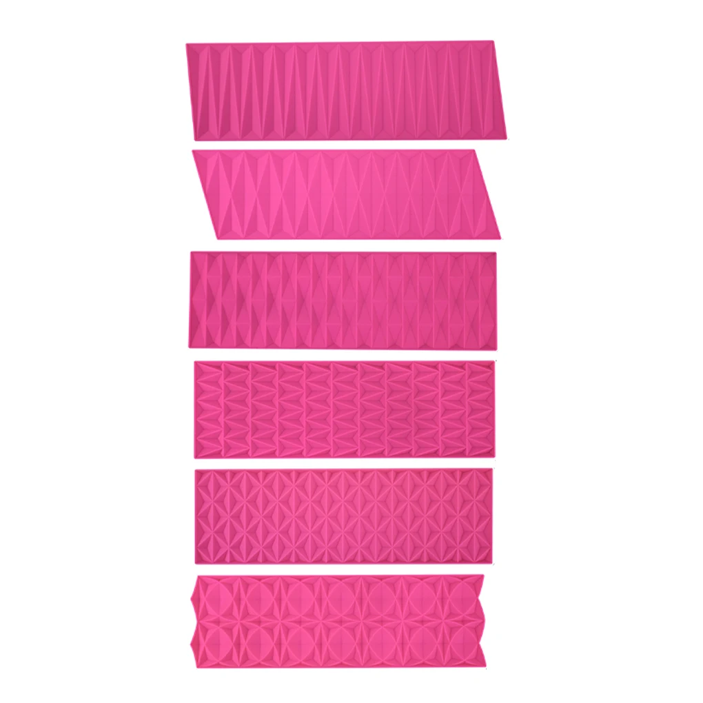 

Rhombus Pattern Silicone Mould Fondant Cake Side Border Bakeware Type