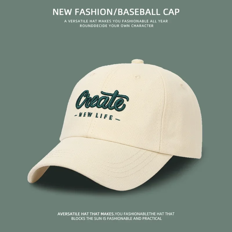 Sonnenblende-Hut, verstellbar und modisch, Sonnenschutz für Damen und Herren, Buchstaben-Baseballmütze, Outdoor-Sonnenhut, Herren-Golfhut, Mütze – Detail 4