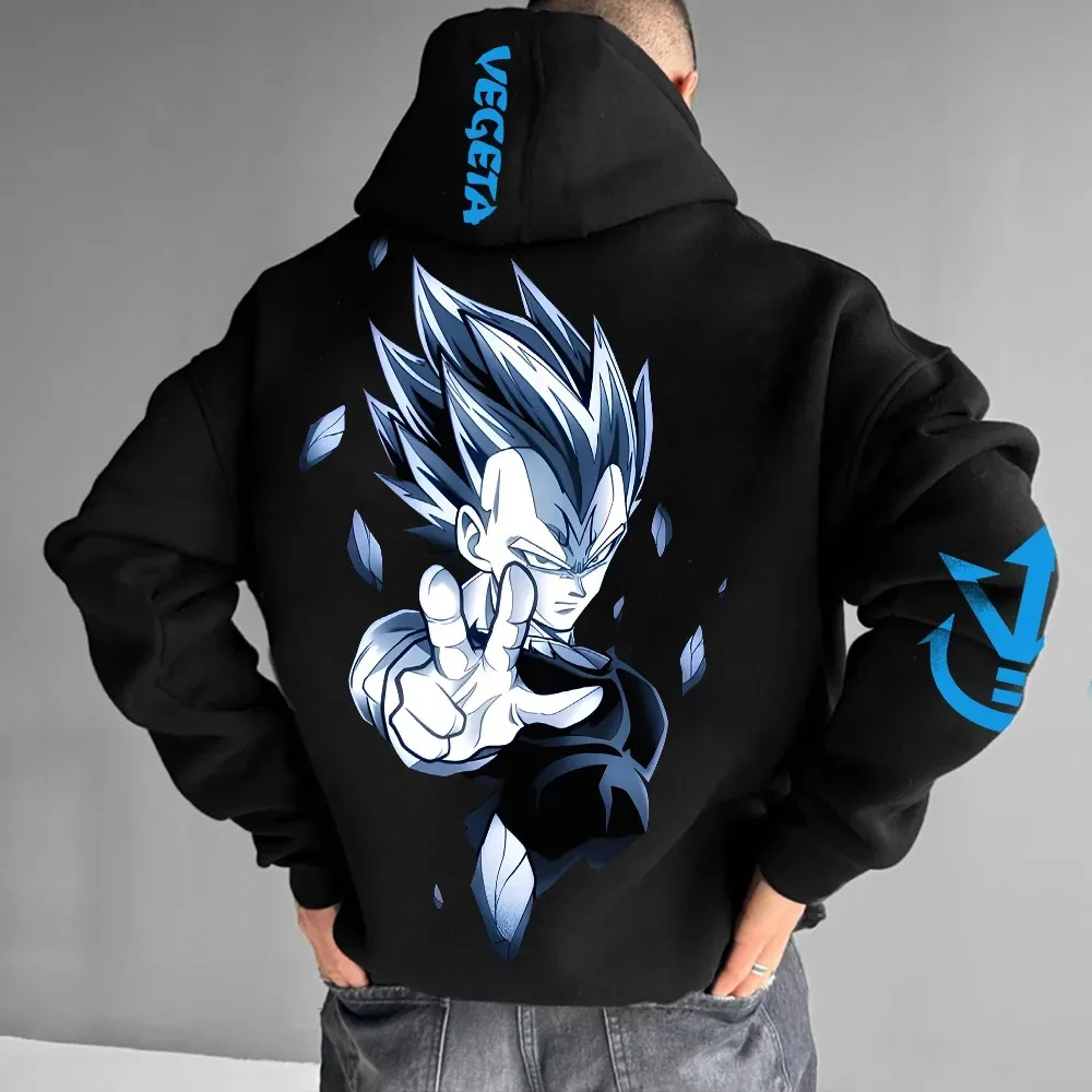 Anime dragon ball 2025 outono inverno hoodie harajuku streetwear masculino vintage oversized hoodie feminino solto manga longa topo unisex