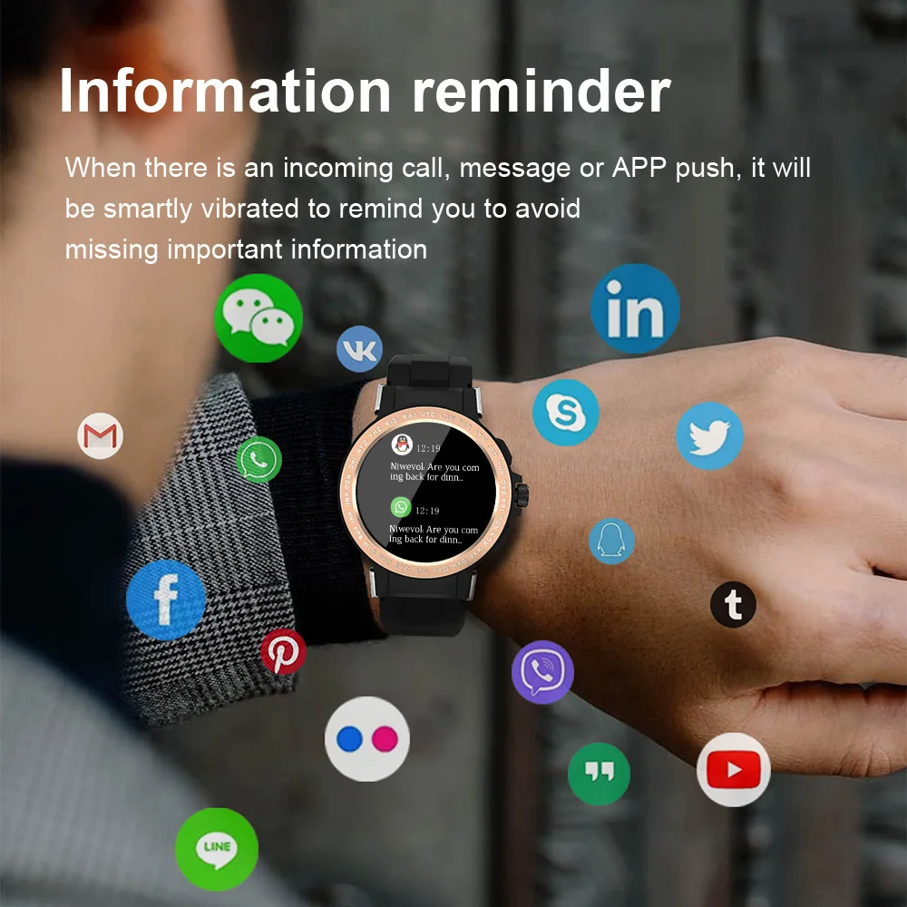 Niwevol IP68กันน้ำสมาร์ทนาฬิกาผู้ชาย2022ใหม่ที่กำหนดเอง Dial กีฬา Heart Rate นาฬิกาฟิตเนสสำหรับ Android IOS Smartwatch