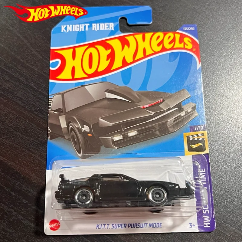 

Оригинальные Hot Wheels Knight Rider K.I.T.T. Черный # 83-Поп-культура K.I.T.T Hxd63 Ретро развлечения K.I.T.T 1/64 Литая под давлением модель автомобиля
